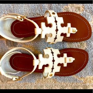 Tory Burch White Sandal 6.5